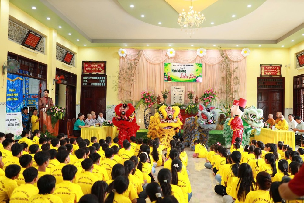 Đồng Tháp: Chùa Phú Khánh khai mạc Khóa sinh hoạt Phật pháp mùa hè 2026 chủ đề “Nuôi dưỡng Hiếu tâm”