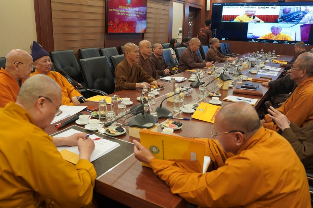 Ban Chỉ đạo Đại hội Đại biểu Phật giáo toàn quốc lần thứ X (2026 – 2031) họp phiên trực tuyến插图1