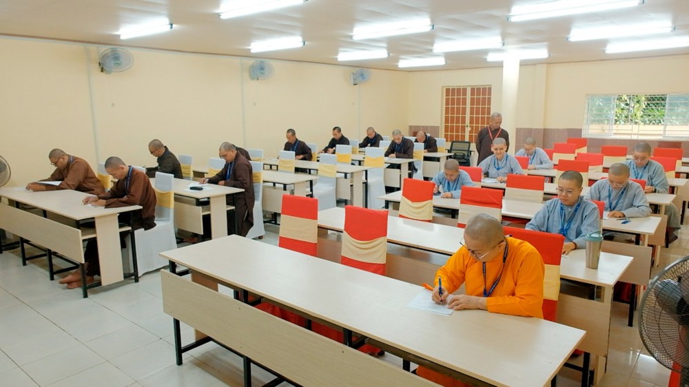 An Giang: 34 Tăng Ni sinh thi tốt nghiệp Trung cấp Phật học khóa VI
