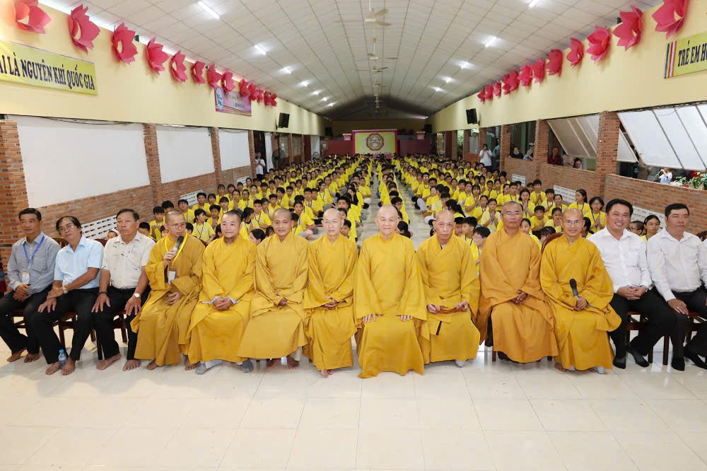 Tây Ninh: Chùa Long Phước tổng kết và phát thưởng Khóa sinh hoạt Phật pháp mùa Hè lần thứ 17