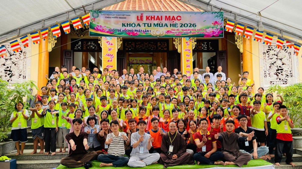 Đà Nẵng: Khóa sinh hoạt Phật pháp mùa hè Tuổi trẻ Hướng Phật tại chùa Phước Quang khép lại với nhiều dấu ấn ý nghĩa