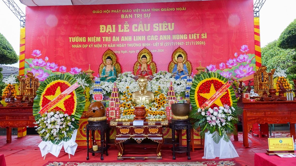 Quảng Ngãi: Đại lễ cầu siêu tưởng niệm, tri ân anh linh các Anh hùng liệt sĩ