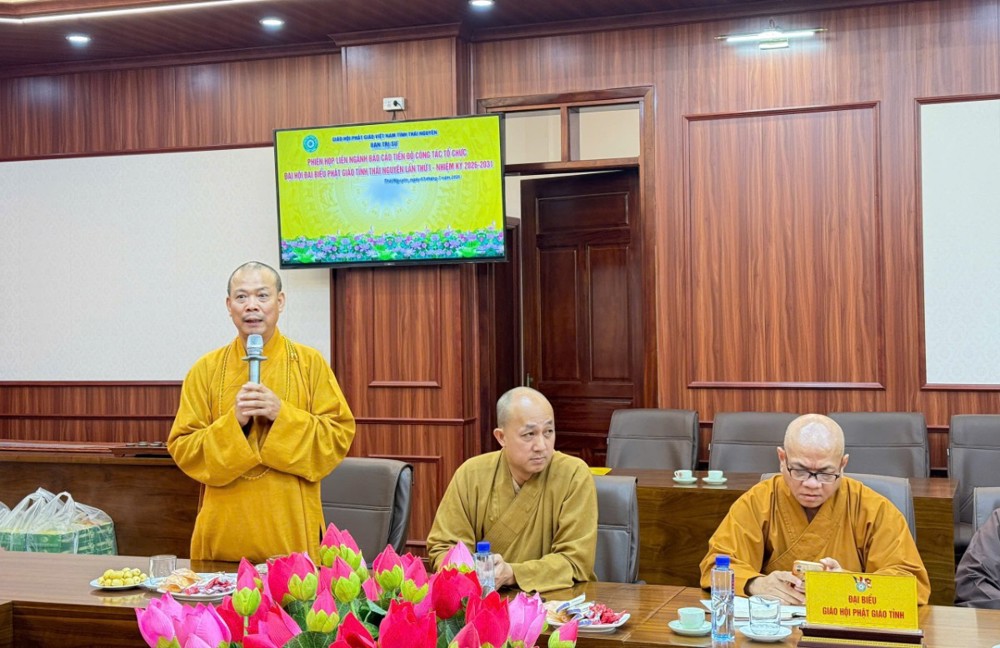 Thái Nguyên: Rà soát công tác chuẩn bị Đại hội Đại biểu Phật giáo tỉnh lần thứ I, nhiệm kỳ 2026–2031