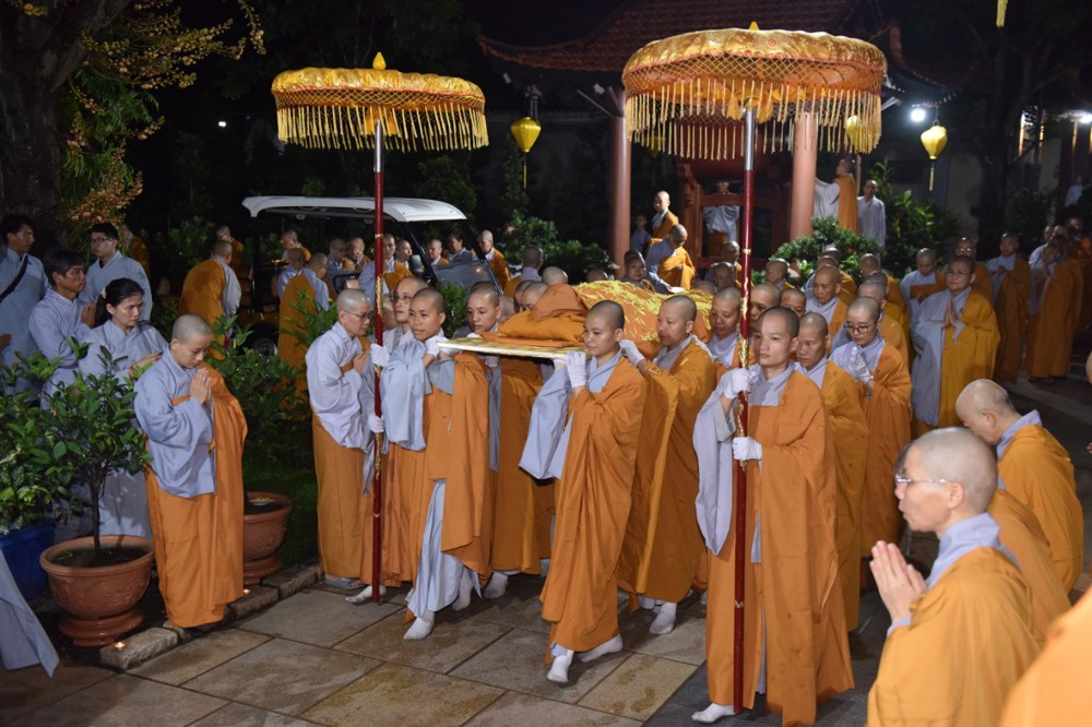 Đồng Nai: Trang nghiêm lễ nhập kim quan Ni trưởng Thích Nữ Như Tịnh