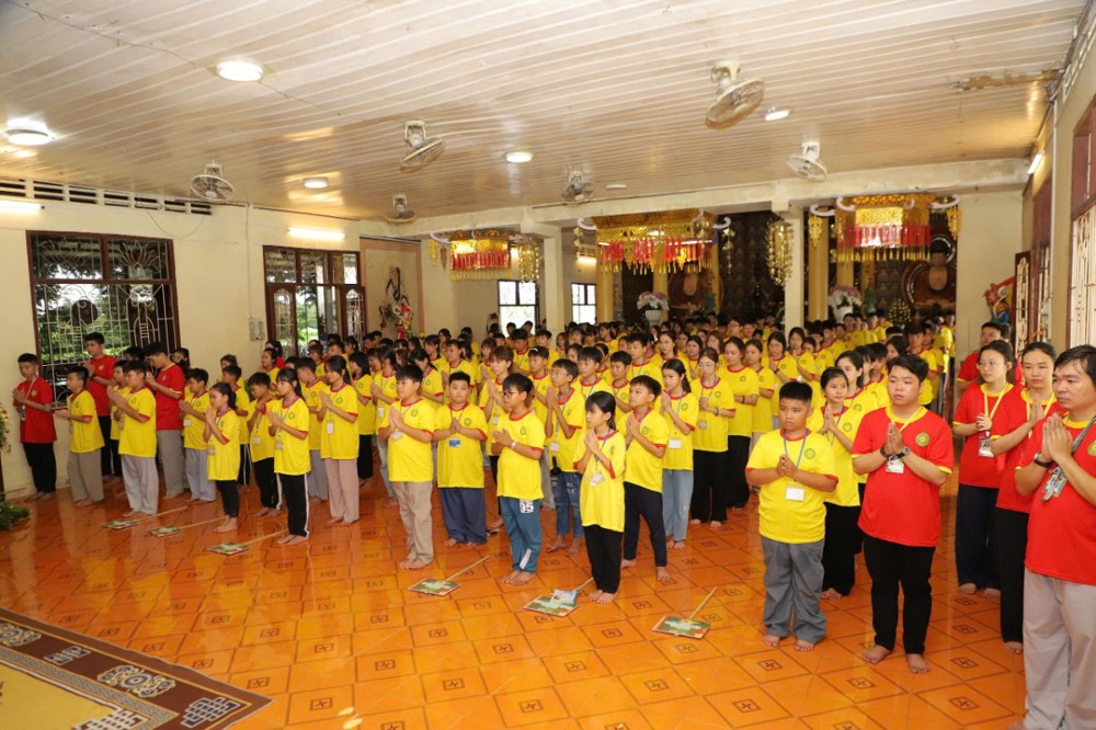 Đồng Tháp: Khai mạc Khóa sinh hoạt Phật pháp mùa Hè “Mầm sen đạo đức” lần thứ VII