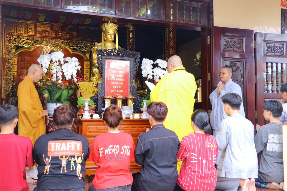 Tây Ninh: Trường hạ chùa Linh Nguyên trang nghiêm thiết lễ Mông Sơn Thí Thực tưởng niệm Anh hùng Liệt sĩ