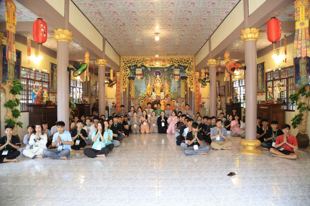 Cà Mau: Tịnh thất Tâm Viên tổ chức Khóa sinh hoạt Phật pháp mùa Hè lần thứ I với chủ đề “Vui trong ánh đạo”
