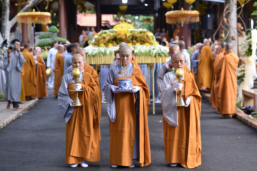 Trang nghiêm Lễ truy niệm và phụng tống kim quan cố Ni trưởng Thích nữ Như Tịnh tại Thiền viện Kinh Chiếu