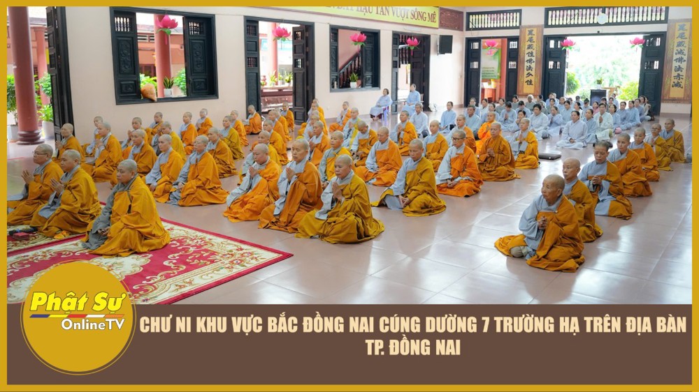 [Video] Chư Ni khu vực Bắc Đồng Nai cúng dường 7 trường hạ trên địa bàn TP. Đồng Nai