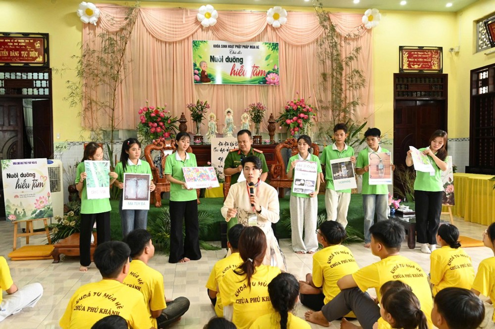Đồng Tháp: Talkshow “Phòng, chống ma túy với thanh thiếu niên” tại Khóa sinh hoạt Phật pháp chùa Phú Khánh năm 2026