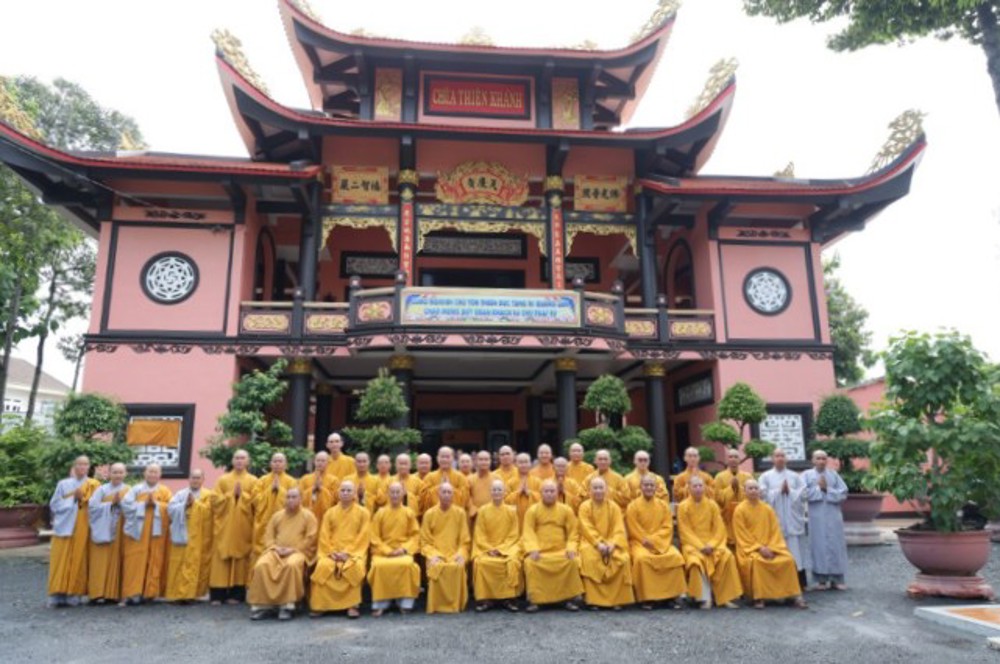 Tây Ninh: Ban Thường trực Ban Trị sự GHPGVN tỉnh thăm, cúng dường Trú xứ Tăng sinh Trường Trung cấp Phật học Tây Ninh