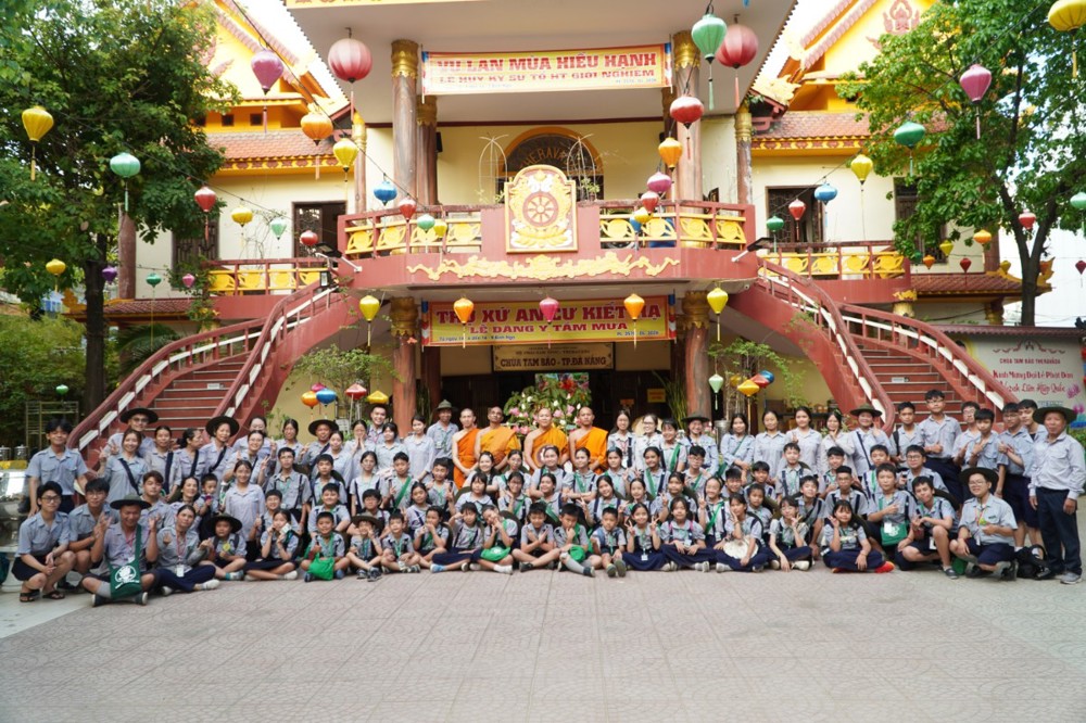 ĐÀ NẴNG: Gieo Hạt Giống Chánh Niệm Và Nghĩa Tình Cho Tuổi Trẻ GĐPT Thuận An Tại Chùa Tam Bảo
