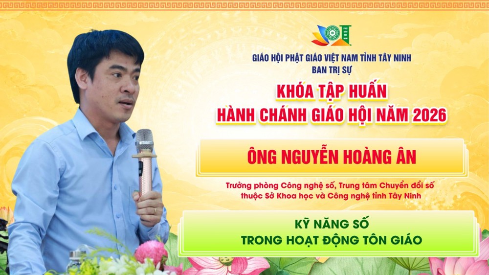 Tây Ninh: Trang bị kỹ năng số trong hoạt động tôn giáo