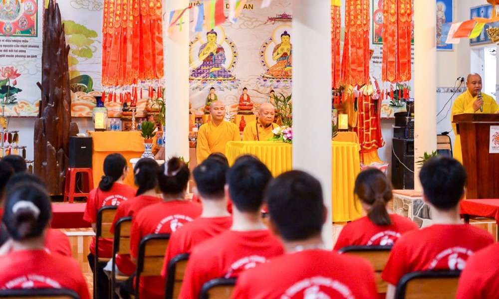 Đồng Tháp: Chùa Phước Vân tổ chức Khóa sinh hoạt Phật pháp mùa hè với chủ đề "Con về bên Phật"