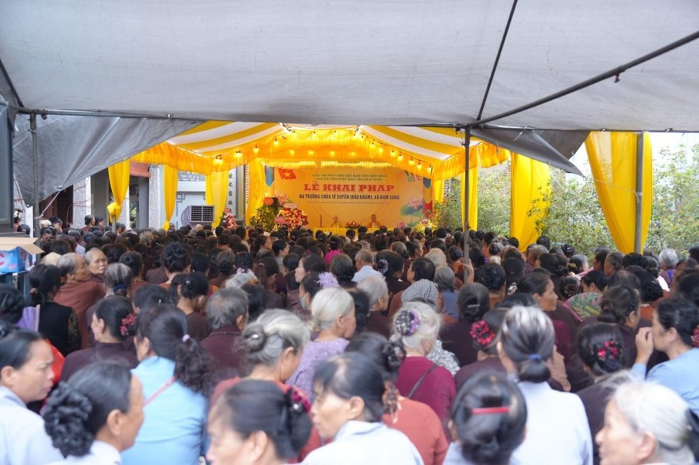 Ninh Bình: Hạ trường chùa Tế Xuyên trang nghiêm khai pháp khóa An cư kiết hạ PL.2570 - DL.2026