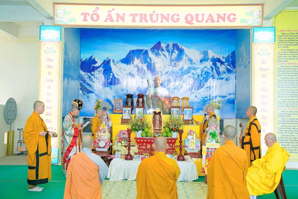 TP.HCM: Lễ Húy kỵ lần thứ 75 Thiền sư Minh Tịnh - vị Tổ khai sơn Chùa Thiên Chơn