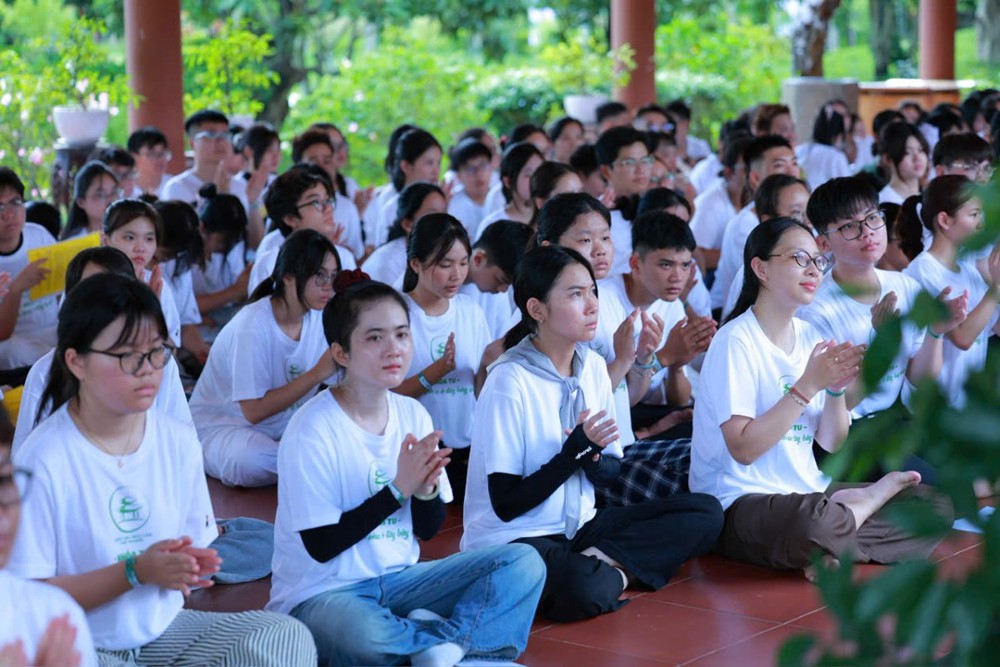 Đồng Nai: Thiền viện Trúc Lâm Bình Phước khai mạc khóa tu tuổi trẻ “Hạnh phúc ở đây bây giờ” lần thứ V