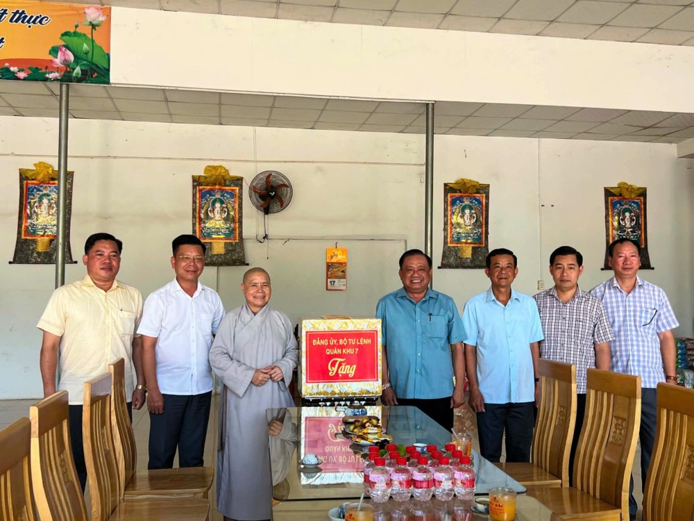 Đồng Nai: Chùa Tân Minh đón đoàn lãnh đạo Quân khu 7 khảo sát công tác chuẩn bị Trai đàn kỳ siêu chư vị Anh hùng Liệt sĩ