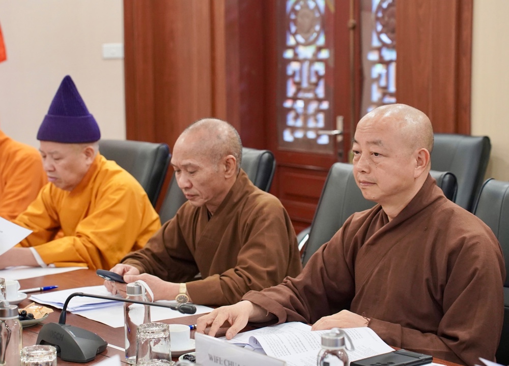 Ban Chỉ đạo Đại hội Đại biểu Phật giáo toàn quốc lần thứ X (2026 – 2031) họp phiên trực tuyến插图8