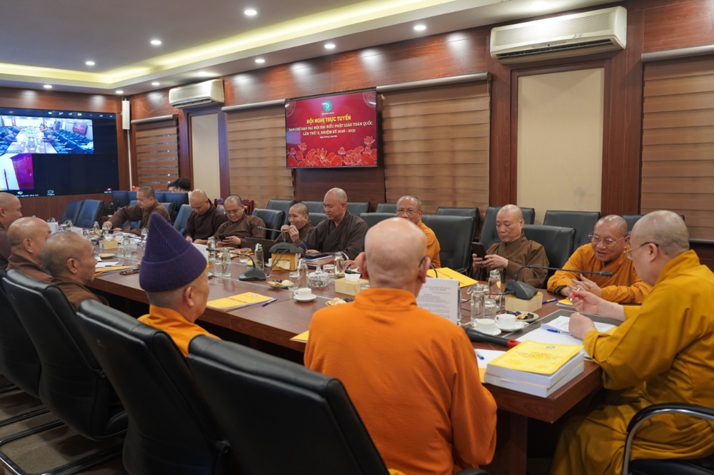Ban Chỉ đạo Đại hội Đại biểu Phật giáo toàn quốc lần thứ X (2026 – 2031) họp phiên trực tuyến插图27