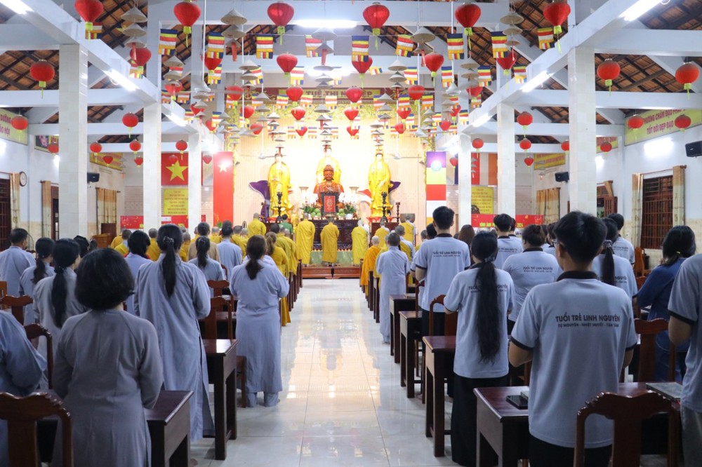 Tây Ninh: Chùa Linh Nguyên trang nghiêm tưởng niệm Anh linh các Anh hùng Liệt sĩ