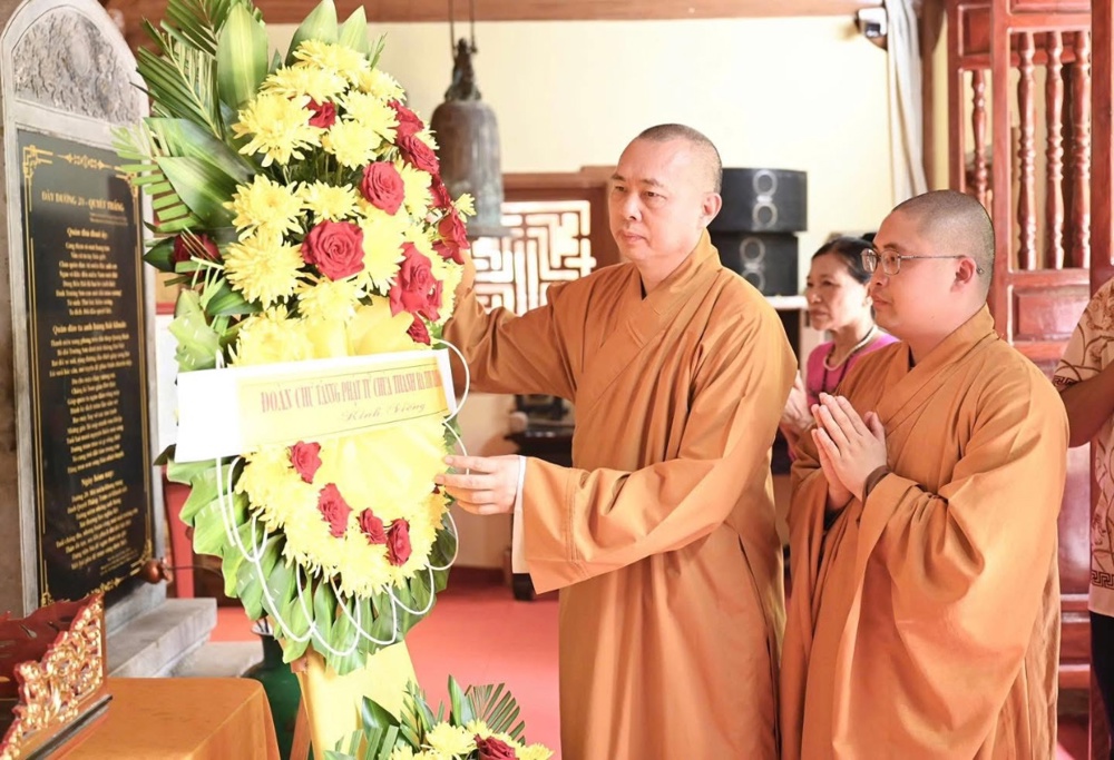 Thanh Hóa: Tổ đình chùa Thanh Hà dâng hương, cầu siêu tri ân Anh hùng Liệt sĩ tại các địa chỉ đỏ nhân kỷ niệm 27/7