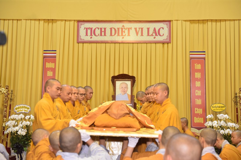 Đồng Nai: Trang nghiêm lễ nhập kim quan Ni trưởng Thích Nữ Như Tịnh