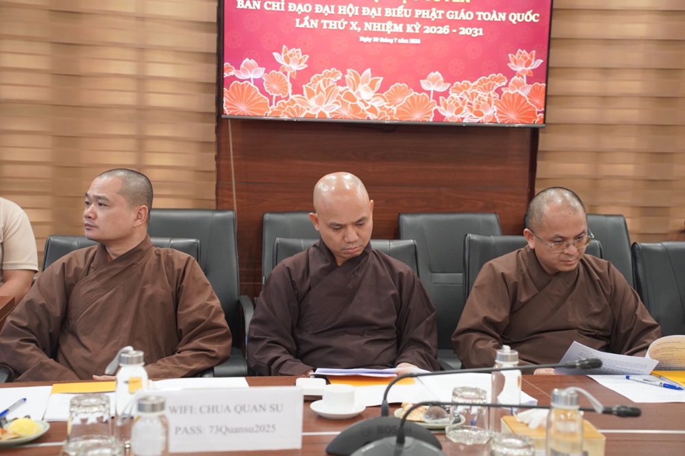 Ban Chỉ đạo Đại hội Đại biểu Phật giáo toàn quốc lần thứ X (2026 – 2031) họp phiên trực tuyến插图9