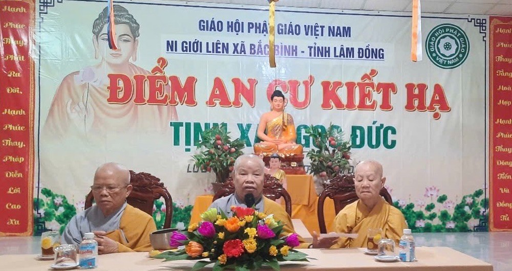 Lâm Đồng: Phân ban Ni giới tỉnh (khu vực 2) thăm chư Ni an cư tại các hạ trường liên phường