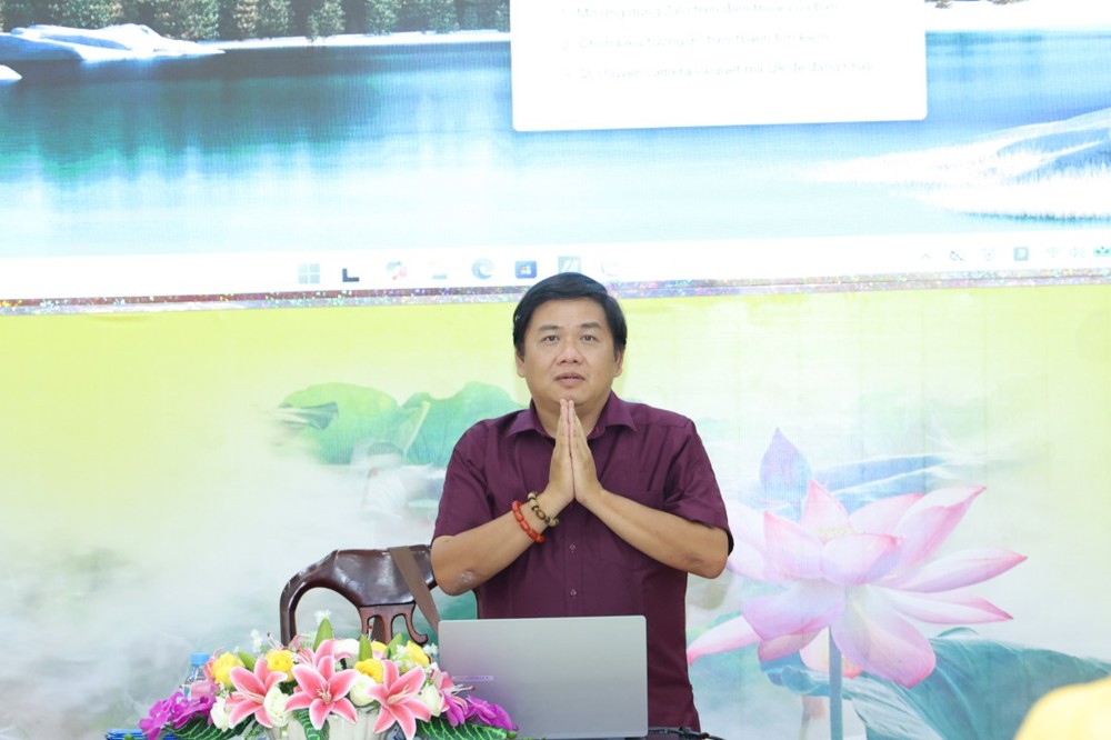 Tây Ninh: Tiến sĩ Dương Hoàng Lộc chia sẻ về hiện tượng tôn giáo mới và những tác động đối với Phật giáo Việt Nam