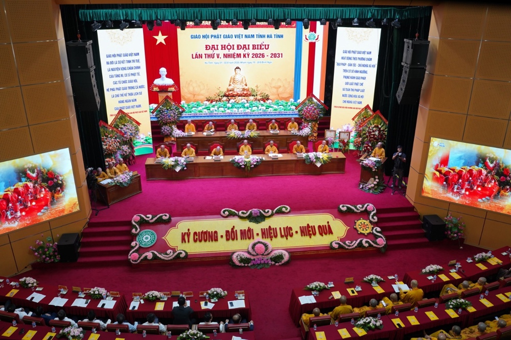 Hà Tĩnh: Thượng tọa Thích Chiếu Tuệ được suy cử tân Trưởng ban Trị sự GHPGVN tỉnh, nhiệm kỳ 2026-2031插图81