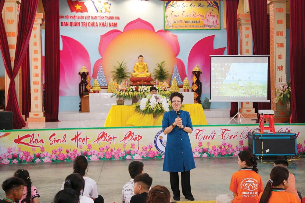 Thanh Hoá: Gần 600 khóa sinh, tình nguyện viên giao lưu kỹ năng sống tại Khóa sinh hoạt “Phật giáo với tuổi trẻ” lần thứ 10