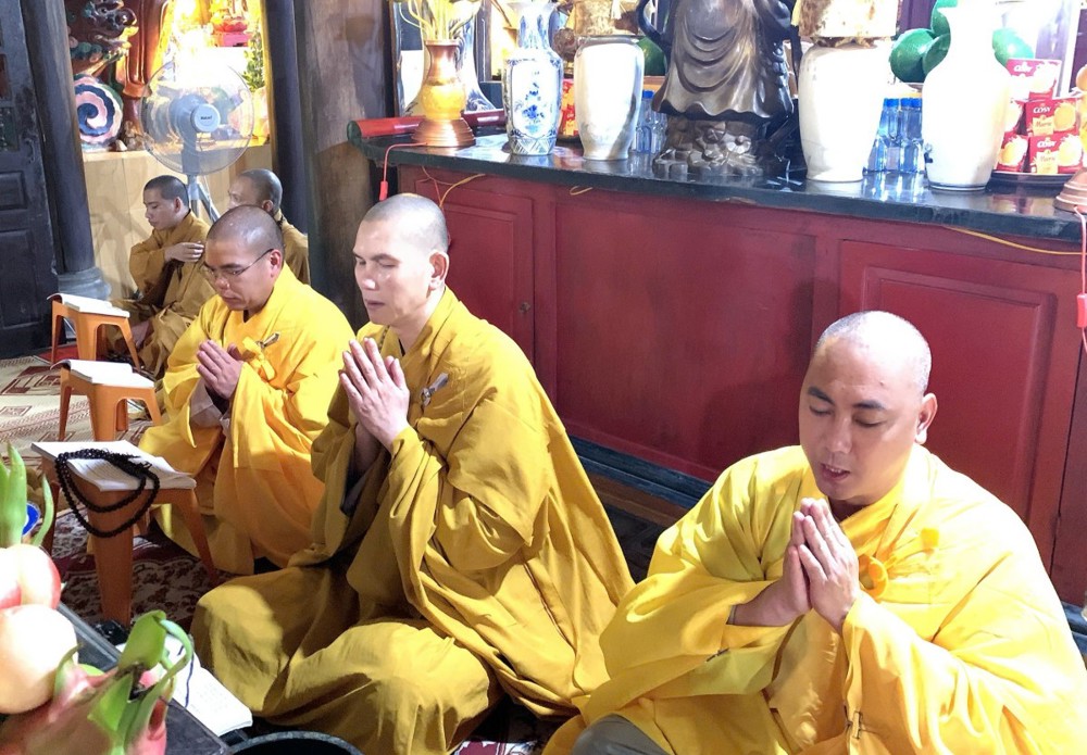 Ninh Bình: Trường hạ chùa Phúc Long trang nghiêm cử hành khóa lễ sám nguyện cầu quốc thái dân an