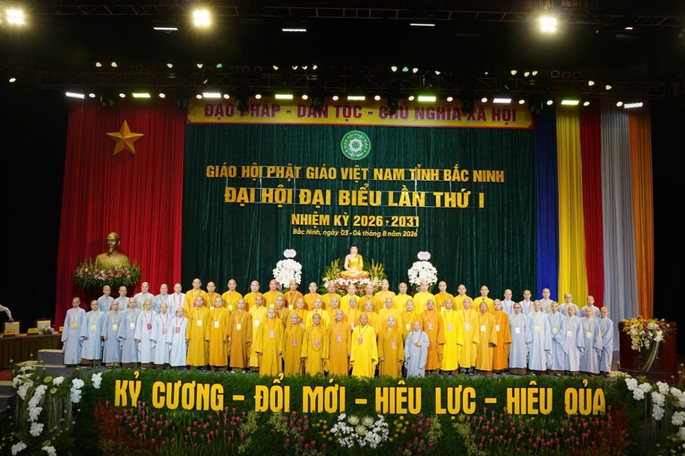 Bắc Ninh: Hòa thượng Thích Thanh Phụng được tái suy cử làm Trưởng Ban Trị sự GHPGVN tỉnh nhiệm kỳ 2026 – 2031