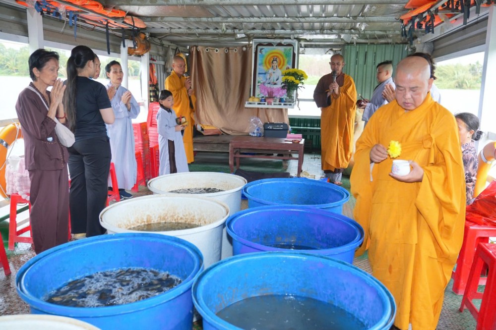 TP.HCM: Chùa Giác Tánh tổ chức lễ phóng sinh mùa Vu Lan