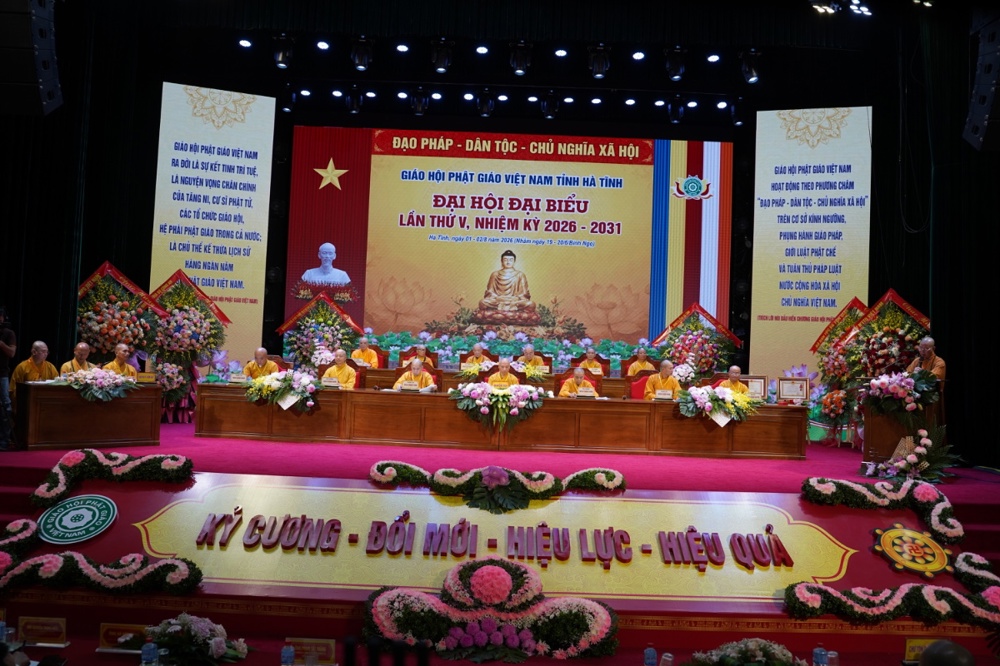 Hà Tĩnh: Thượng tọa Thích Chiếu Tuệ được suy cử tân Trưởng ban Trị sự GHPGVN tỉnh, nhiệm kỳ 2026-2031插图65
