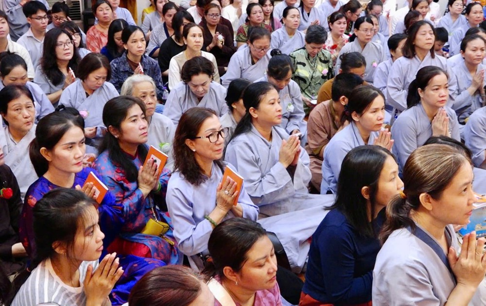 TP.HCM: Đông đảo Phật tử tham dự Đại lễ Vu Lan tại chùa Tường Nguyên