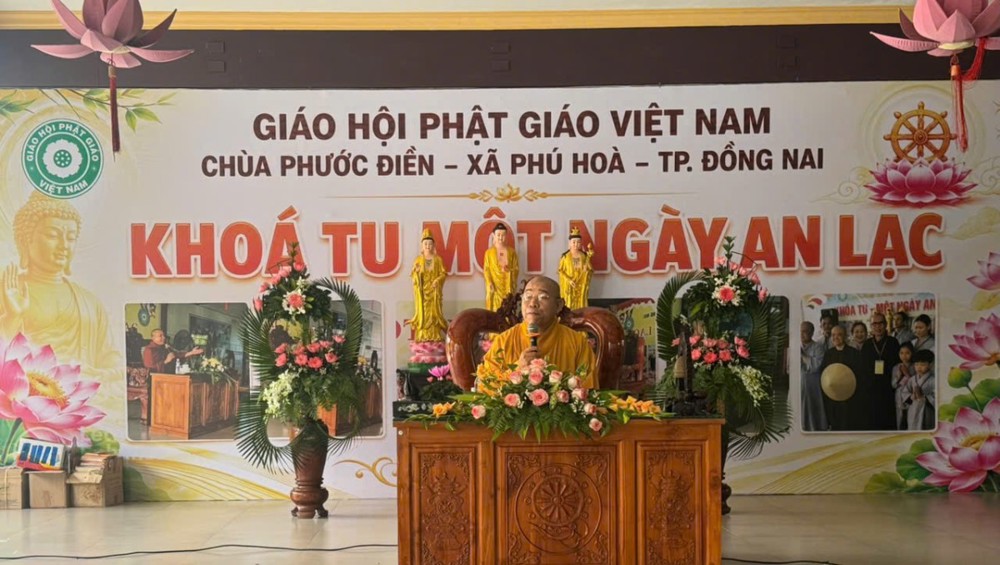 Đồng Nai: Chùa Phước Điền tổ chức khóa tu “Một ngày an lạc” lần thứ 149