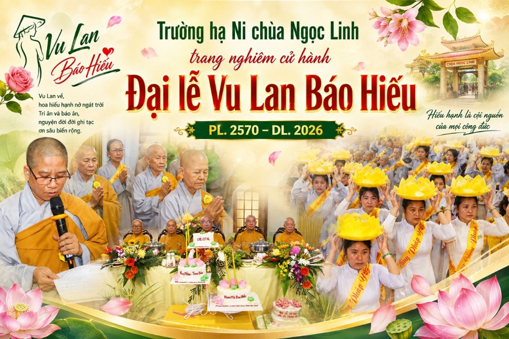 Vĩnh Long: Trường hạ Ni chùa Ngọc Linh trang nghiêm cử hành Đại lễ Vu Lan Báo Hiếu PL. 2570 – DL. 2026