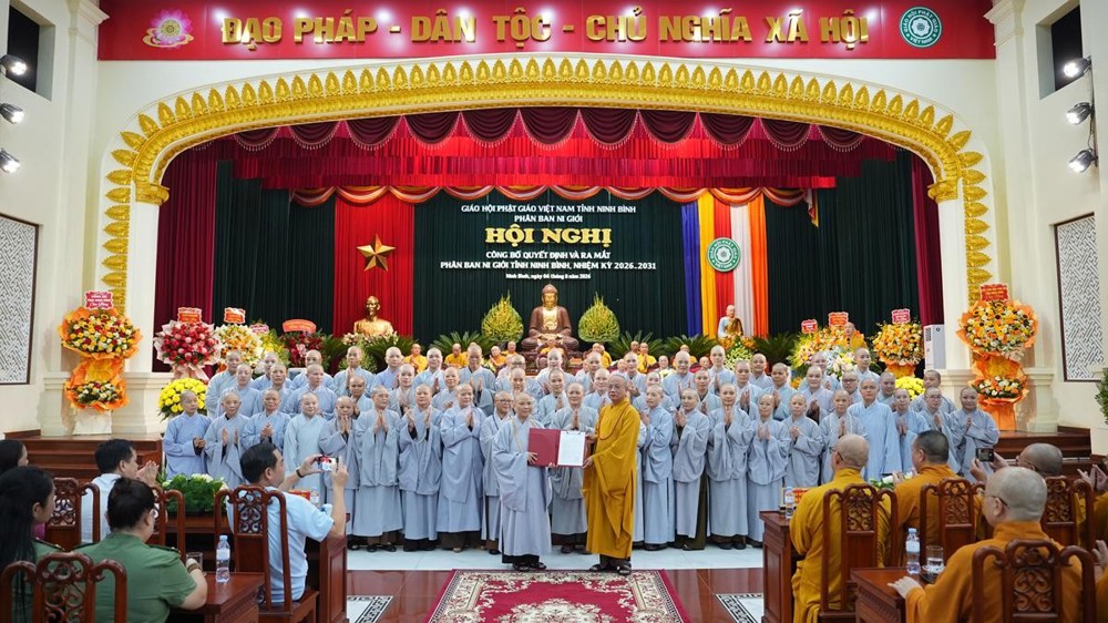 Ninh Bình: Hội nghị công bố Quyết định và ra mắt Phân ban Ni giới tỉnh nhiệm kỳ 2026-2031