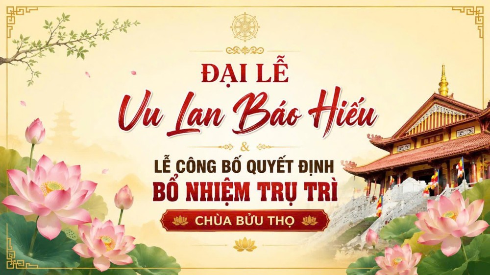 🔴Trực tiếp: Đại lễ Vu lan Báo hiếu & Lễ công bố Quyết định bổ nhiệm trụ trì chùa Bửu Thọ, tỉnh An Giang