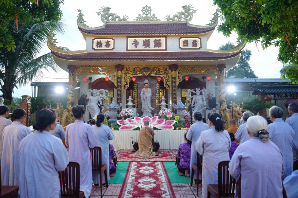 Vĩnh Long: Chùa Qui Thuận trang nghiêm tổ chức Đại lễ khánh vía Đức Bồ Tát Quán Thế Âm thành đạo