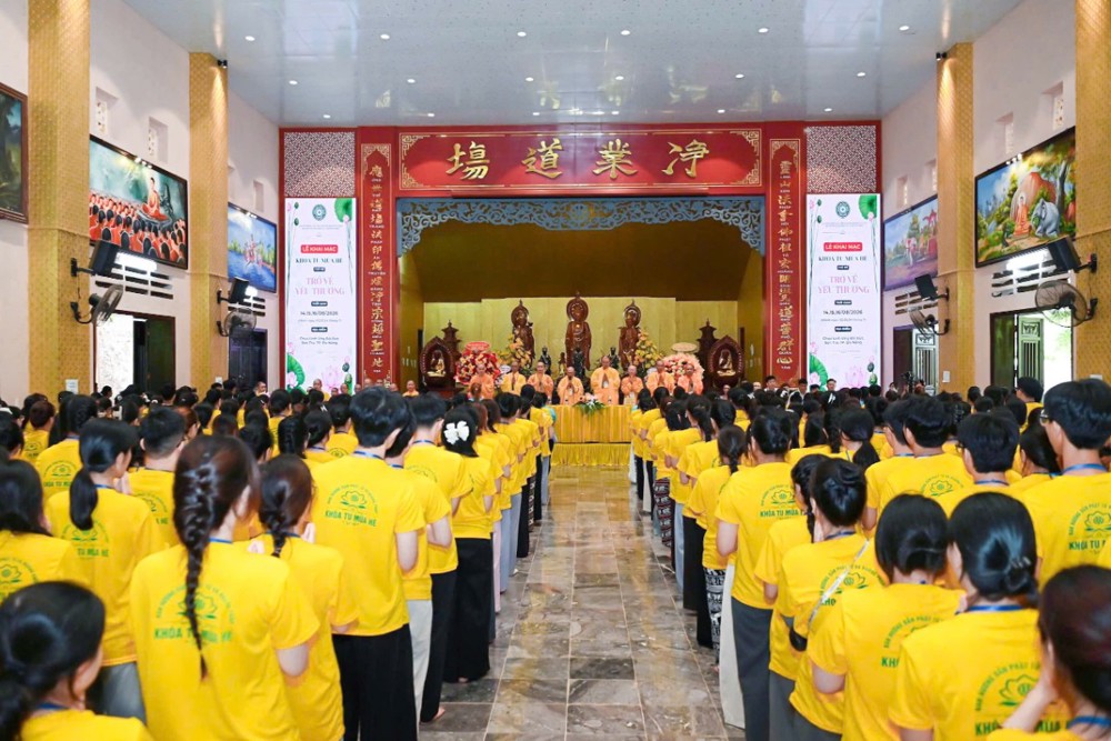Đà Nẵng: Khai mạc Khóa sinh hoạt Phật pháp mùa Hè 2026 với chủ đề “Trở về yêu thương”