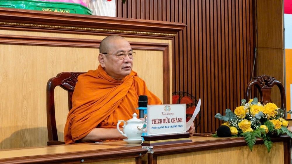 Đồng Nai: Hòa thượng Thích Bửu Chánh thuyết giảng về Tứ Thánh Đế tại khóa huân tu chùa Tỉnh Hội