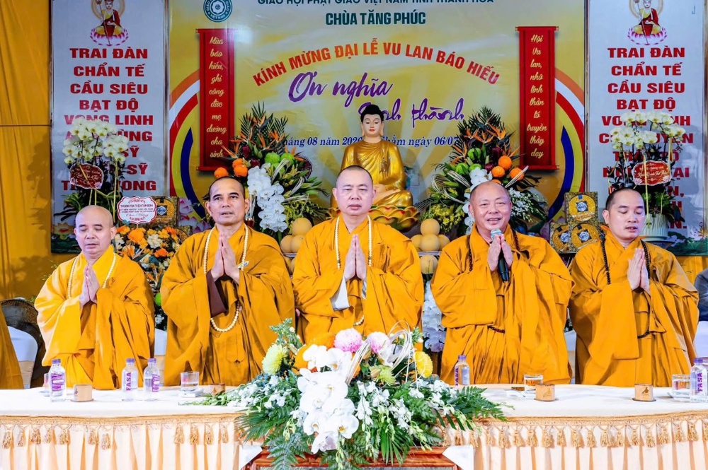 Thanh Hóa: Tổ đình chùa Tăng Phúc tổ chức Đại lễ Vu Lan Báo hiếu và đêm hoa đăng tri ân