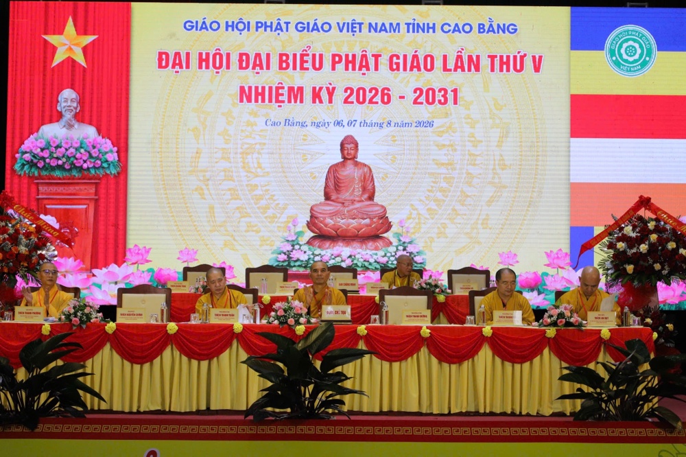 Cao Bằng: Phiên thứ nhất Đại hội đại biểu Phật giáo tỉnh lần thứ V, nhiệm kỳ 2026-2031