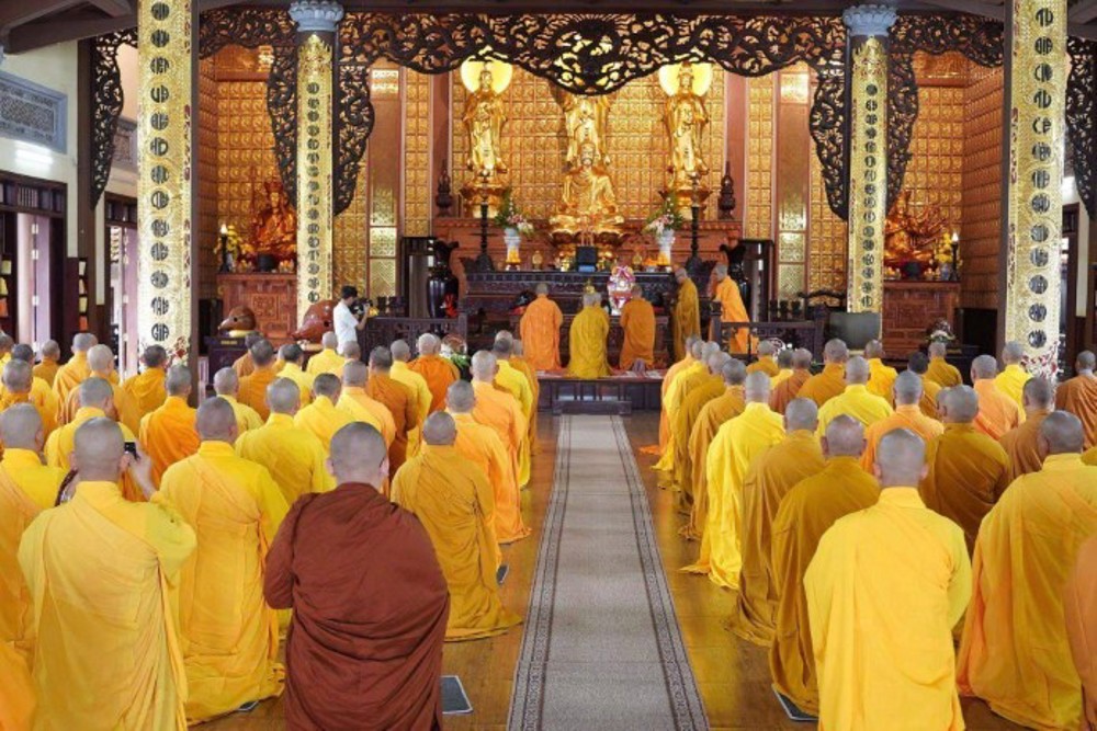 Lâm Đồng: Văn phòng III – Ban Trị sự Phật giáo tỉnh tổ chức lễ Tự tứ Tăng và tạ pháp mãn hạ PL.2570