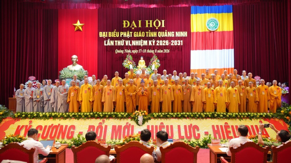 Đại hội đại biểu Phật giáo tỉnh Quảng Ninh lần thứ VI thành tựu viên mãn