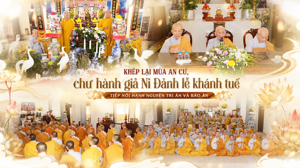 Vĩnh Long: khép lại mùa An cư, chư hành giả Ni Đảnh lễ khánh tuế - tiếp nối hạnh nguyện tri ân và báo ân