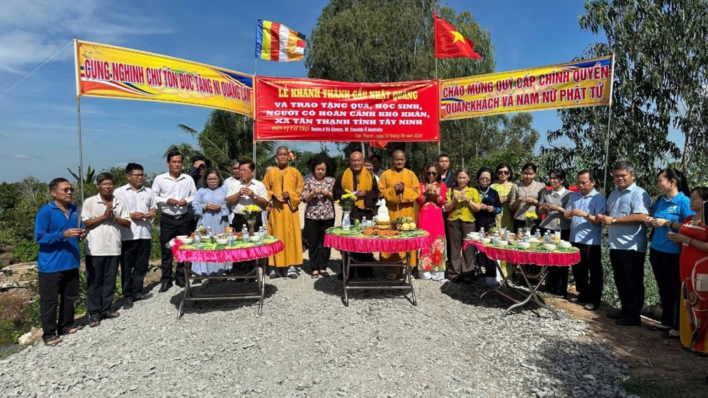 Tây Ninh: Khánh thành cầu Nhật Quảng, xã Tân Thạnh